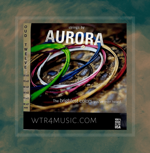 طقم اوتار ارورا Aurora متعددة الألوان دوزان شرقي د...