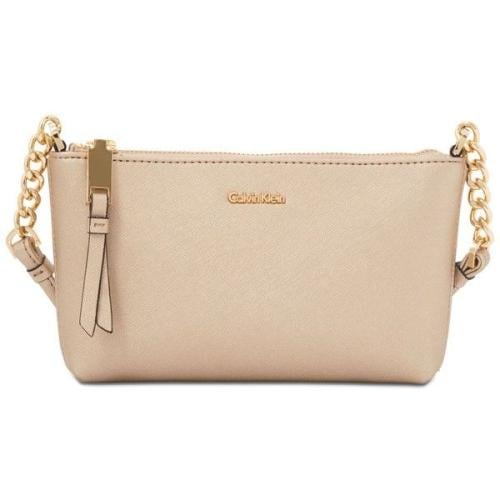 CALVIN KLEIN CROSSBODY HAYDEN BAG IN BEIGE