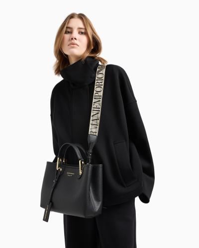 Emporio Armani Myea Shopper Bag with Deer Print