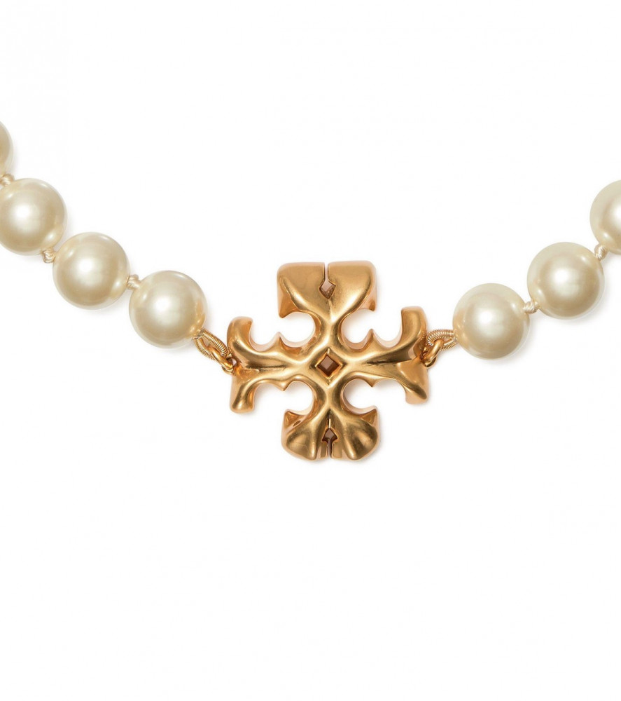 Tory Burch Kira Pearl Delicate Necklace | Neiman Marcus