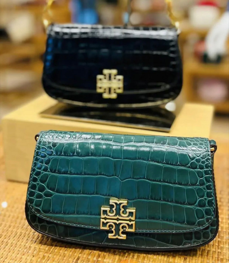 Tory burch sale crocodile bag