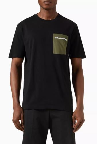 Karl Lagerfeld Black T-Shirt for Men