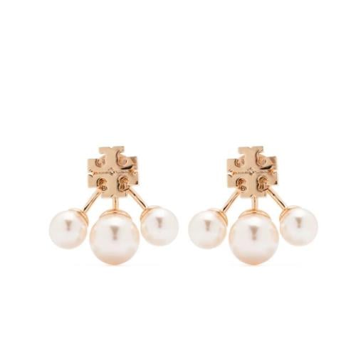 Tory Burch Women's Kira Pearl Front Back Earrings