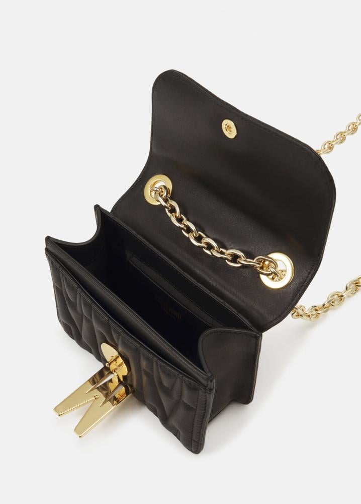 MOSCHINO CROSSBODY QUILTED BAG