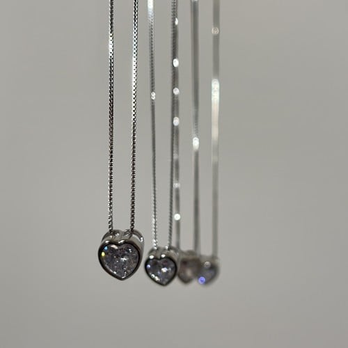 Silver Heart necklace