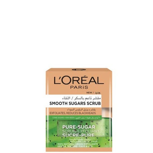 لوريال مقشر ناعم بالسكر بالكيوي لإزالة الرؤوس السوداء - 50مل