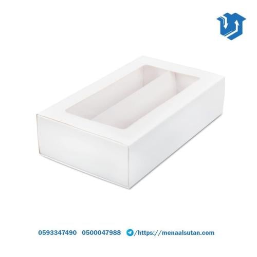 علب ورقية سحاب مقسم