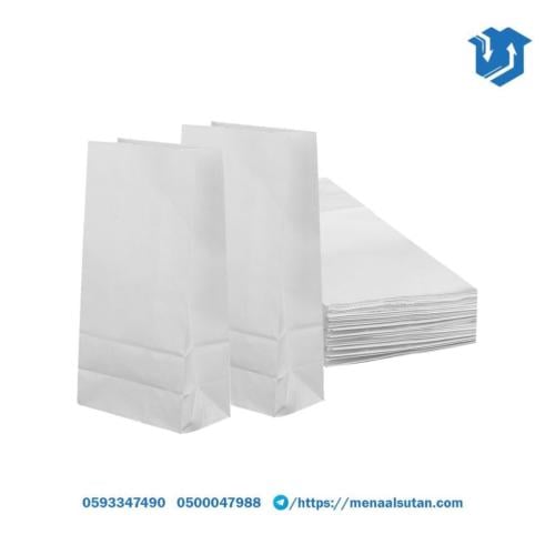 اكياس ورق ابيض مقاسات