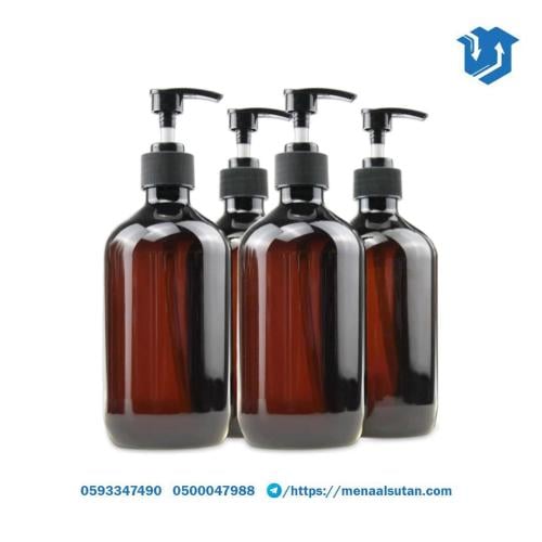 قارورة PET مع ضغاط بلاستيك