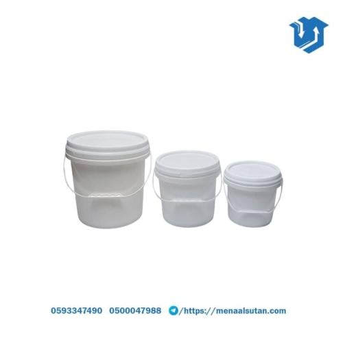 سطل بلاستيك دائري مقاسات