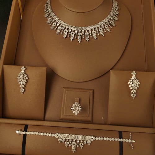 طقم مجوهرات زيركون عالي الجودة 206