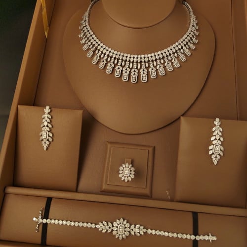 طقم مجوهرات زيركون عالي الجودة 272