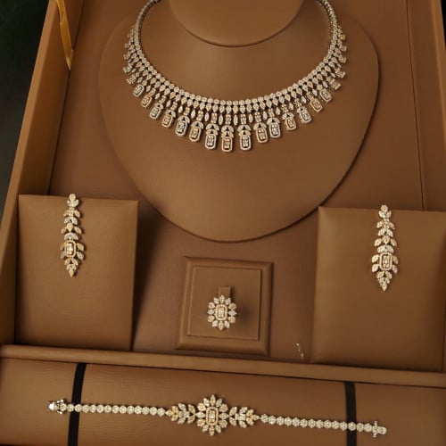 طقم مجوهرات زيركون عالي الجودة 273