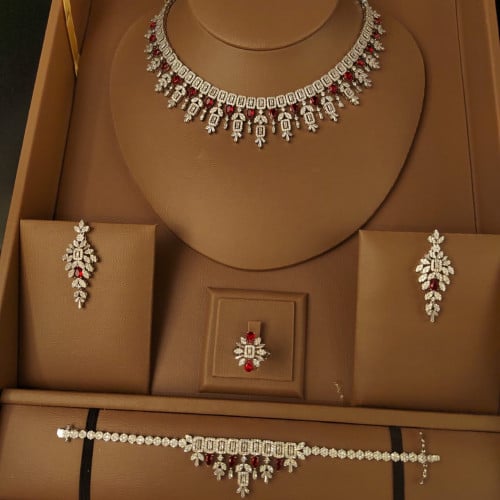 طقم مجوهرات زيركون عالي الجودة 205