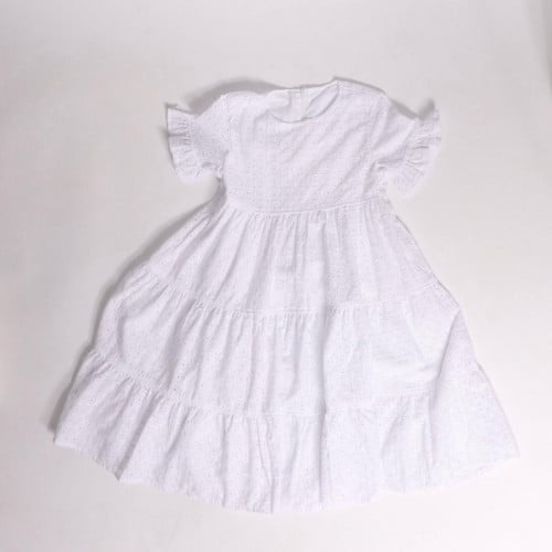 WHITE COTTON DRESS