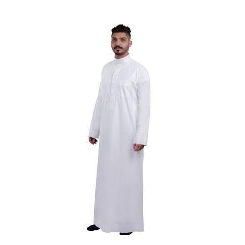 ثوب الأصيل رجالي الكم ساده