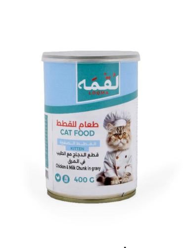 لقمة قطع دجاج مع الحليب في المرق