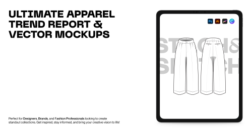 Classic Slacks Pants Mockup