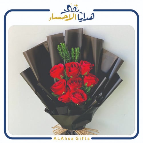 باقة ورد جوري احمر