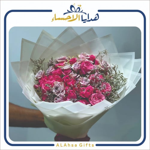 باقة ورد جوري وردي