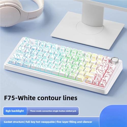 كيبورد ميكانيكي لاسلكي F75