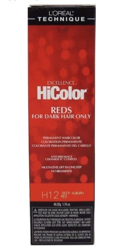 HiColor Red HiLights Deep Auburn Permanent Creme H...