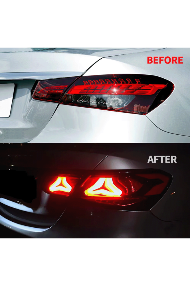 اسطبات خلفية LED كاملة لمرسيدس E-Class W213 موديل 2021-2023 (E200 / E260 / E300)