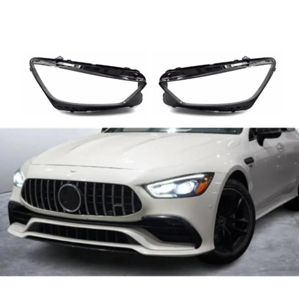 غطاء زجاج وعدسة الشمعة الأمامية لسيارات مرسيدس AMG GT (2019-2022)