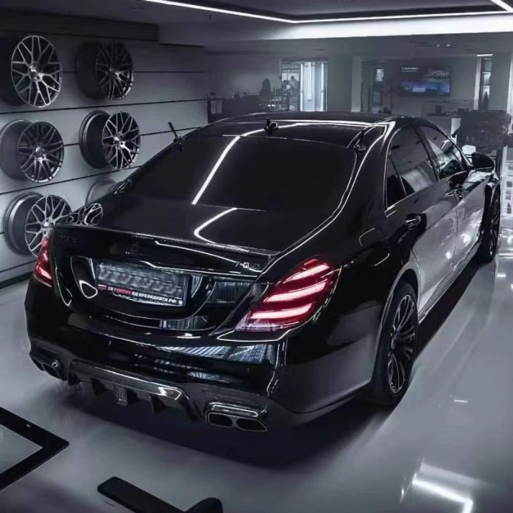 بودي كيت وتحويل مرسيدس اس كلاس W222 S63 LCI (17-20) إلى طراز Brabus كربون فايبر