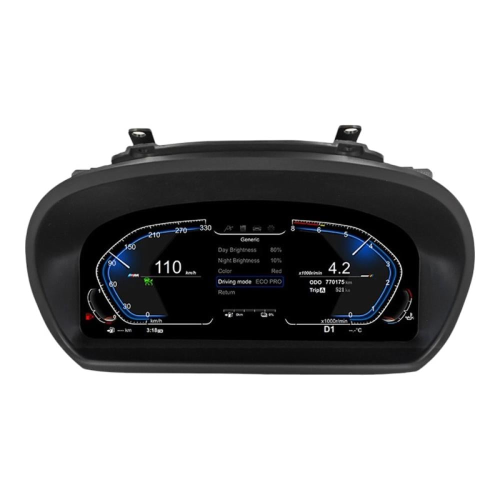 طقم عداد الطبلون الديجيتال الذكي (شاشة كاملة) بتصميم M Performance لسيارات بي إم دبليو BMW (فئات F10 و F01)