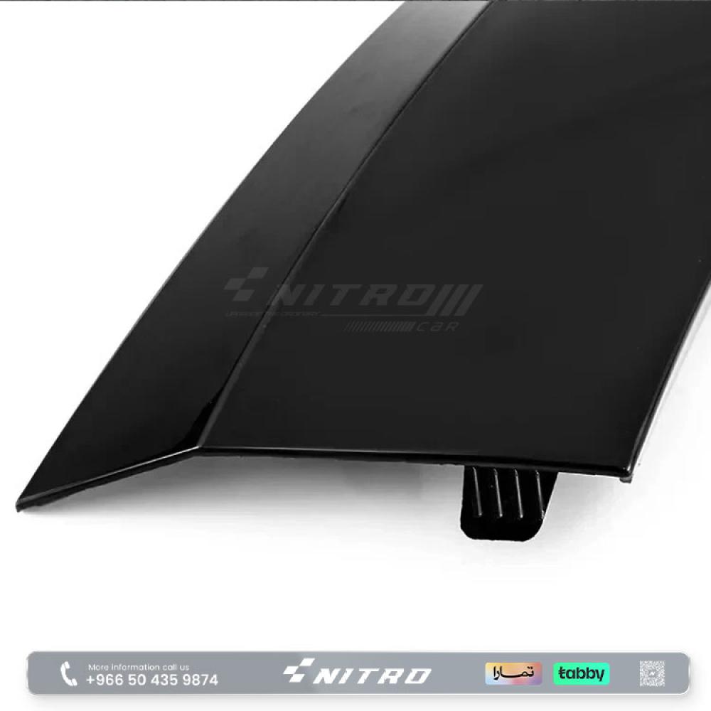 طقم رفارف عريضة (Wide Body) أسود لامع لاند روفر ديفندر 90 موديلات 2020–2025