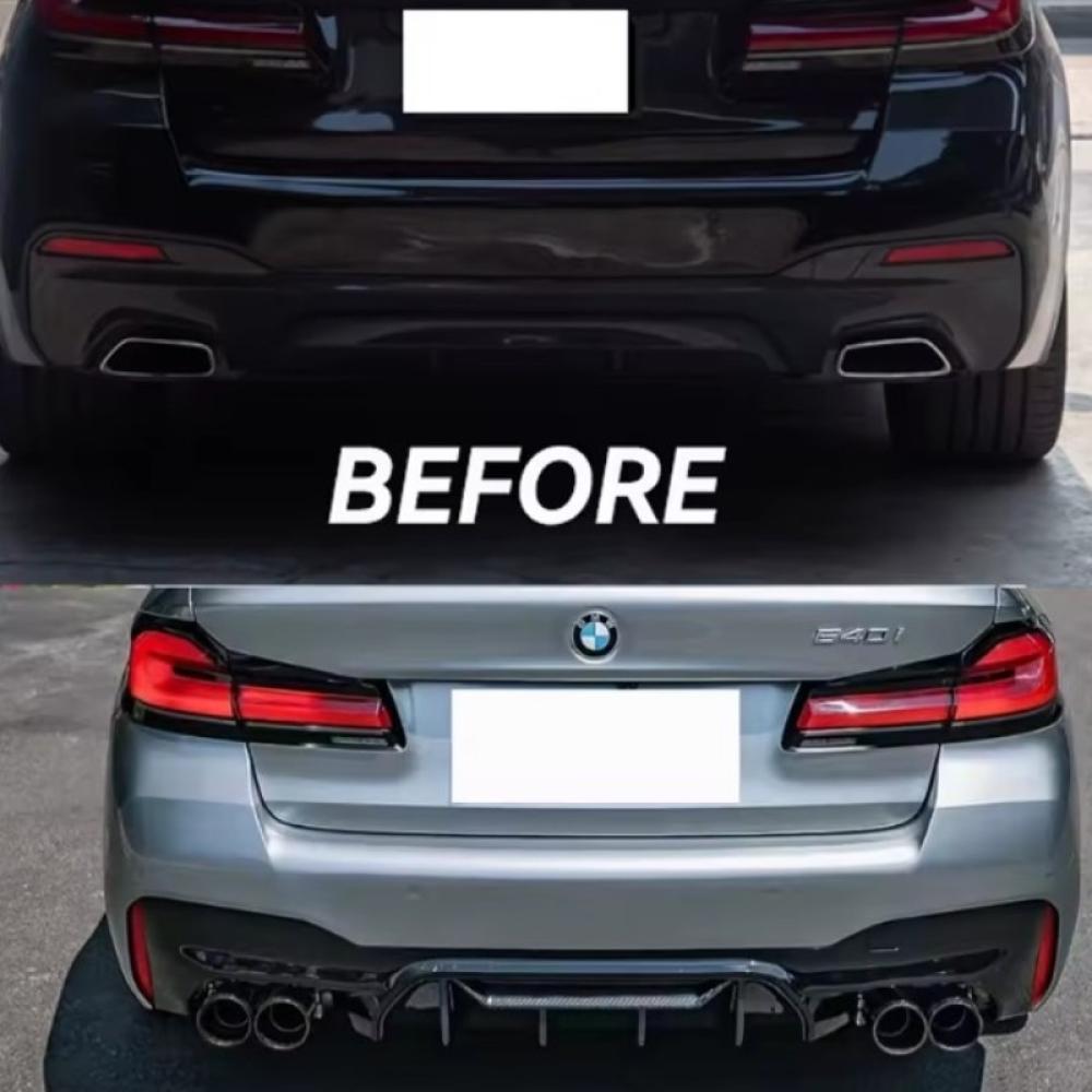 مخارج شكمان BMW G30 فضي