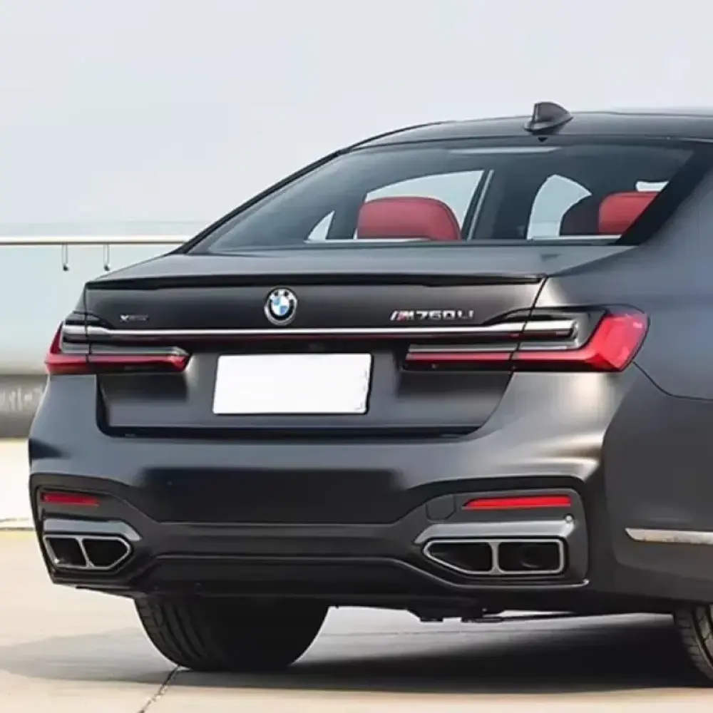 مخارج شكمان BMW G11 G12 لون فضي
