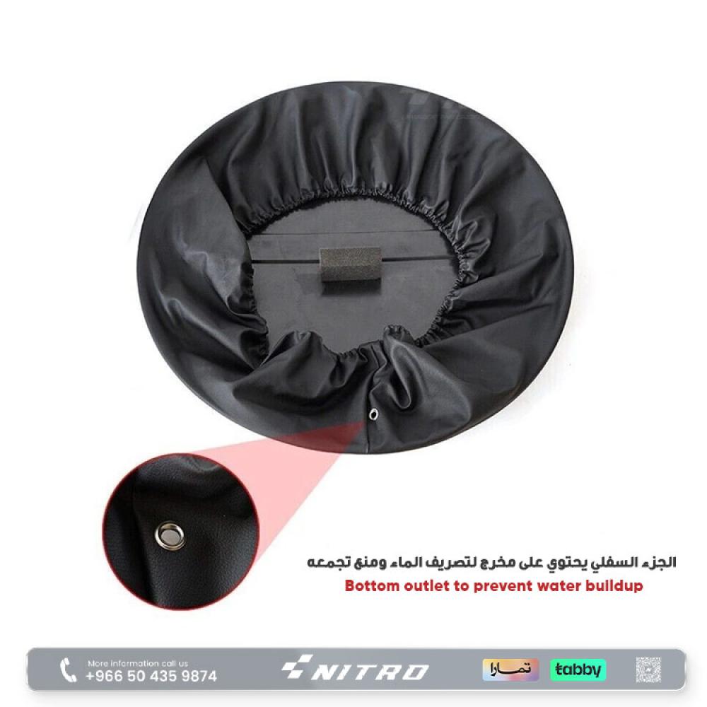 غطاء سبير (ستبنة) لاند روفر ديفندر 90/110/130 موديلات 2020–2024 – رمادي كارباتي