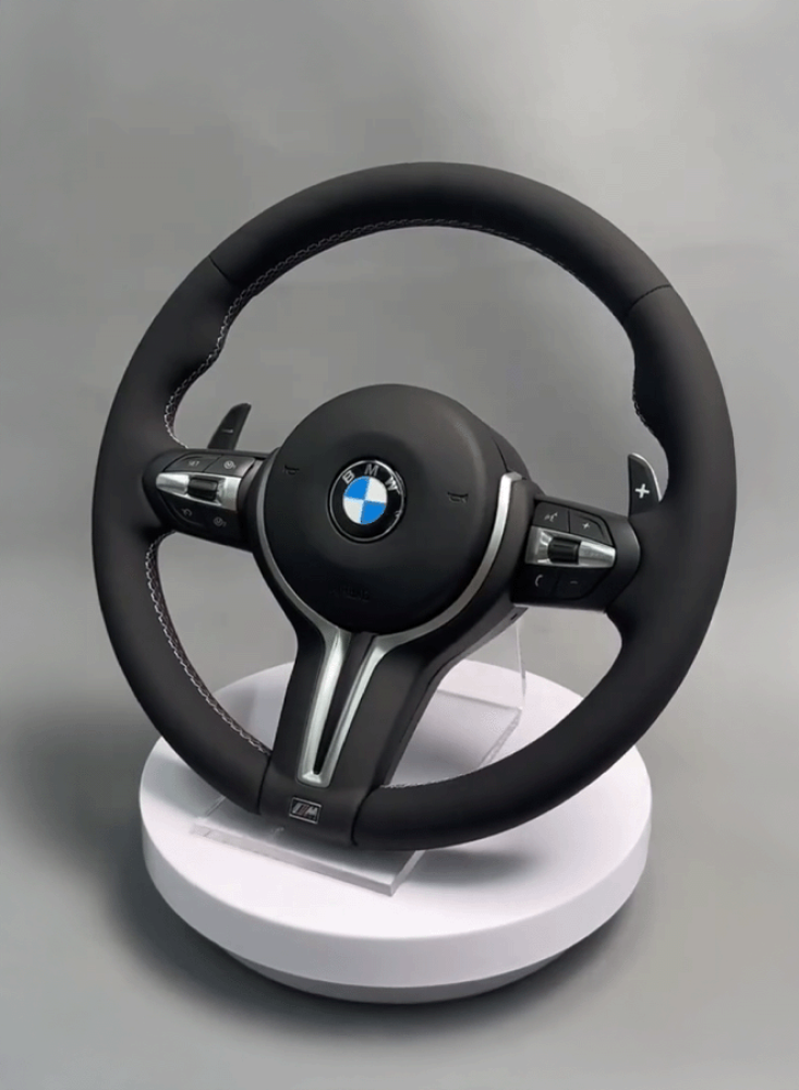 مقود (طارة) بي إم دبليو BMW الرياضية المحدثة المصنوعة من الجلد الفاخر لطرازات فئة F