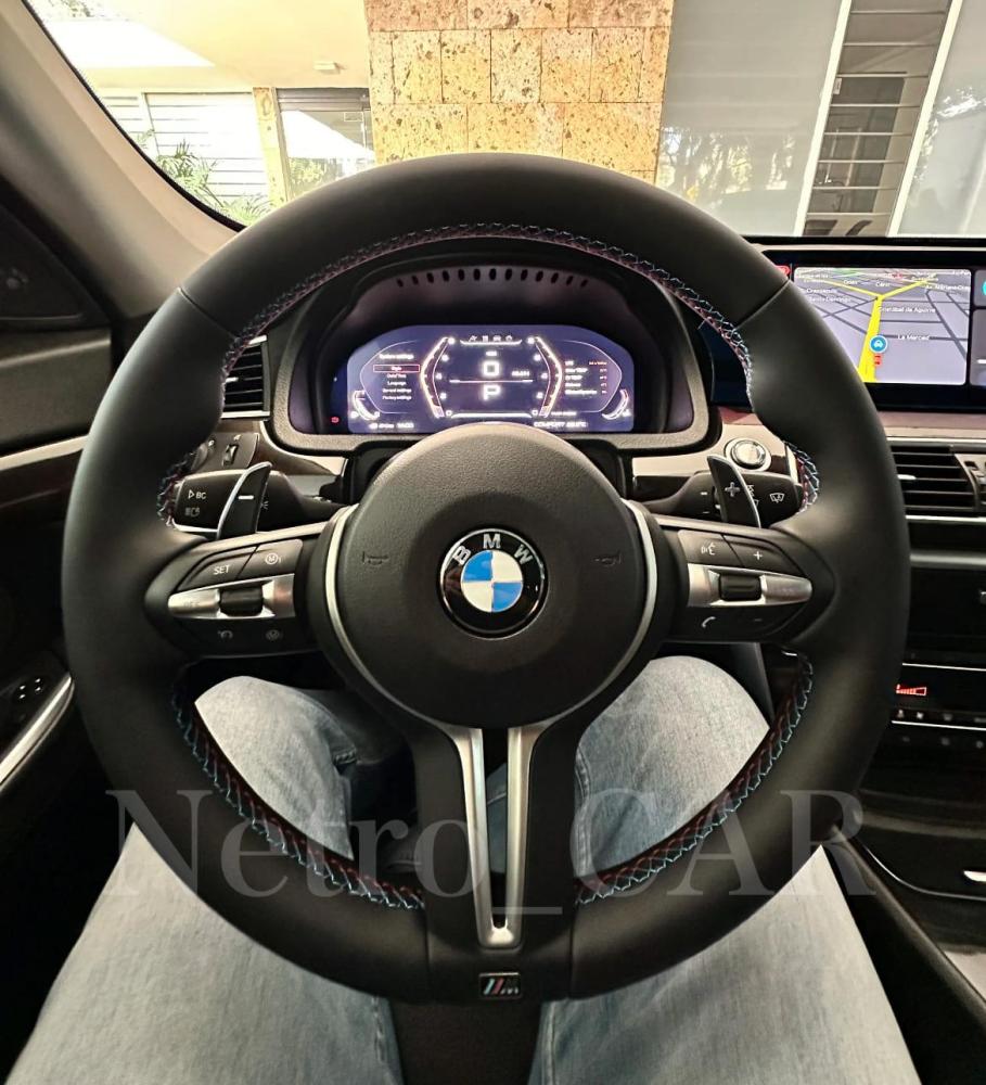 مقود (طارة) بي إم دبليو BMW الرياضية المحدثة المصنوعة من الجلد الفاخر لطرازات فئة F