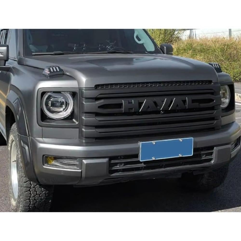 طقم غطاء شبك هافال H9 أسود لامع