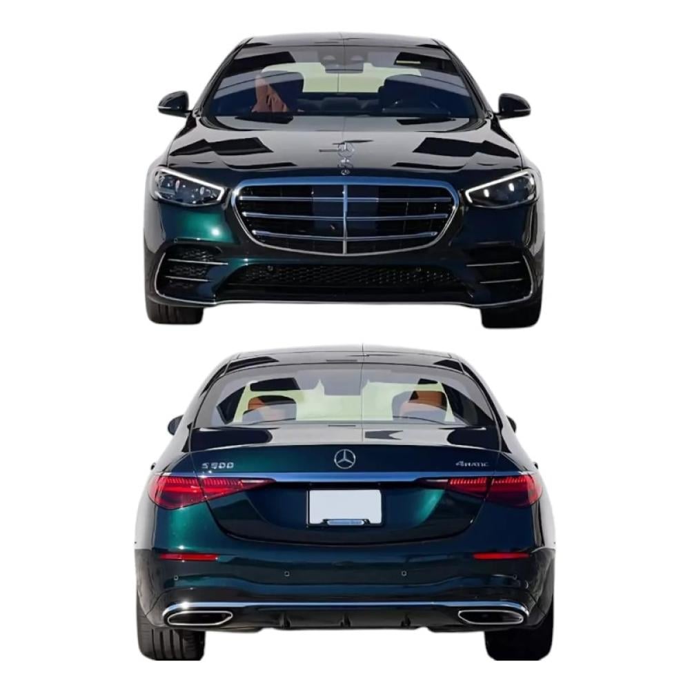 بودي كيت وتحويل مرسيدس اس كلاس W223 (2021-Up) إلى طراز AMG الرياضي (كروم سيلفر)