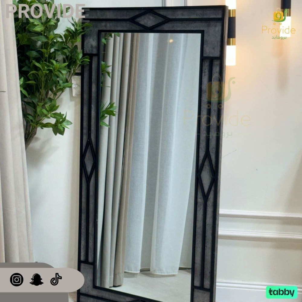 مراة بإطار فاخر ولمسة هندسية أنيقة!