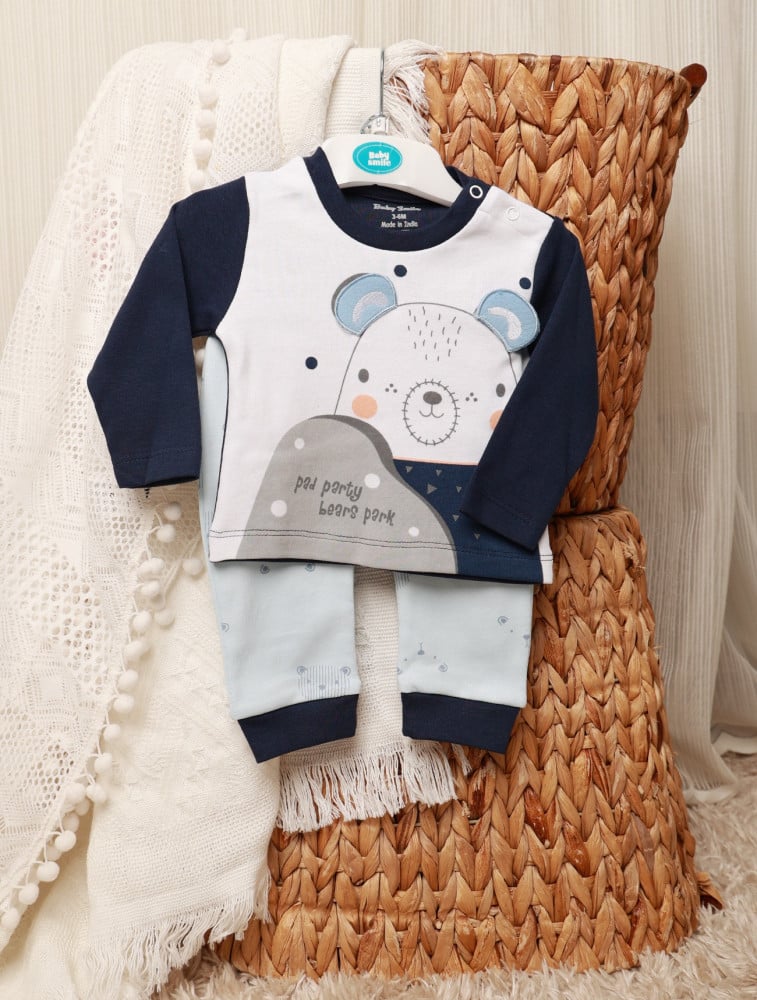 Two piece summer baby boy pajama set Alharam Plaza