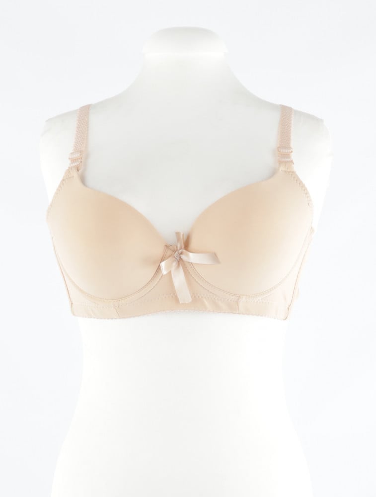 Women's plain double padded bra with removable straps - الهرم بلازا Alharam  Plaza