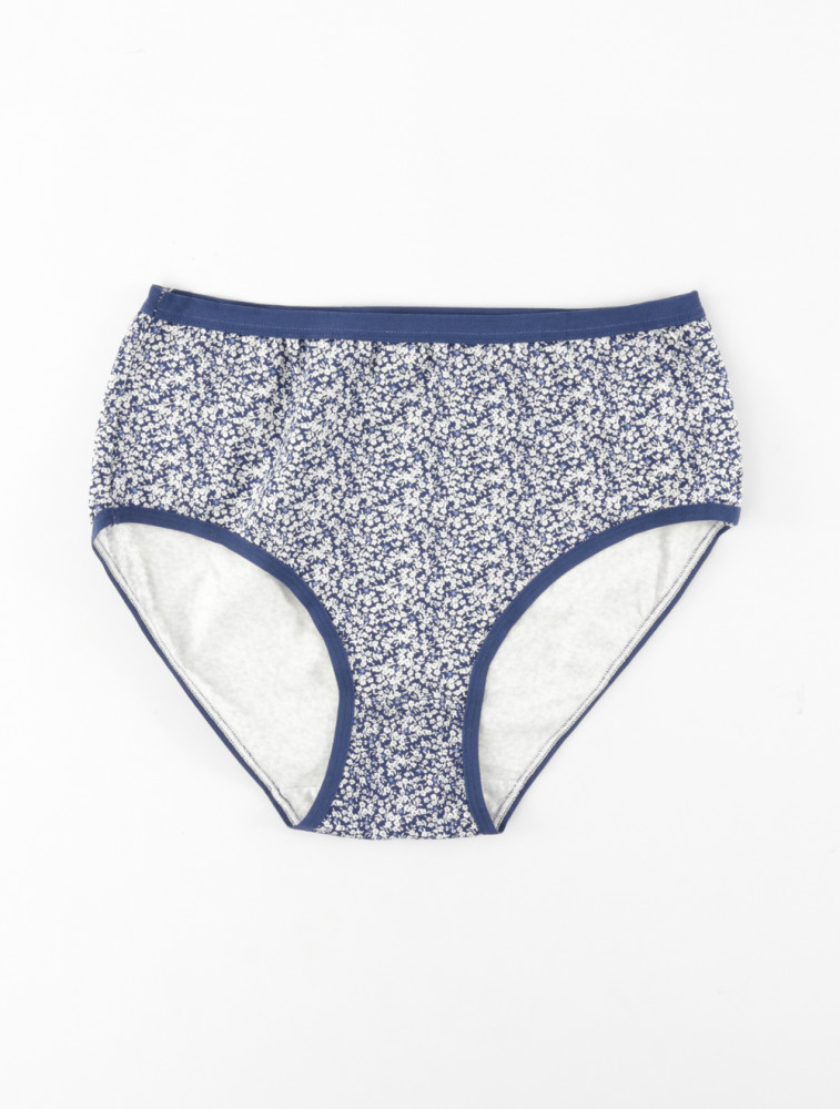 Floral Cotton Brief Panty - 6 Pack