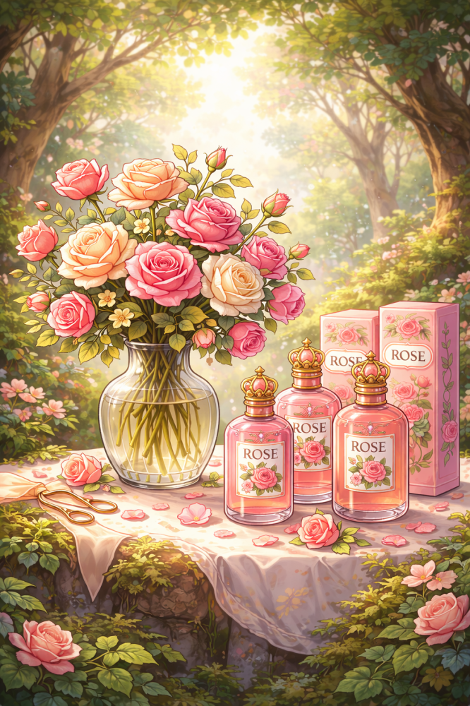 أفضل أنواع دهن الورد أسرار العطر الملكي