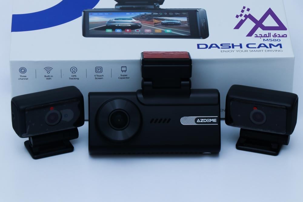 داش كام ازدوم ثلاث كاميرات ام 580 | AZDOME DASHCAM M580