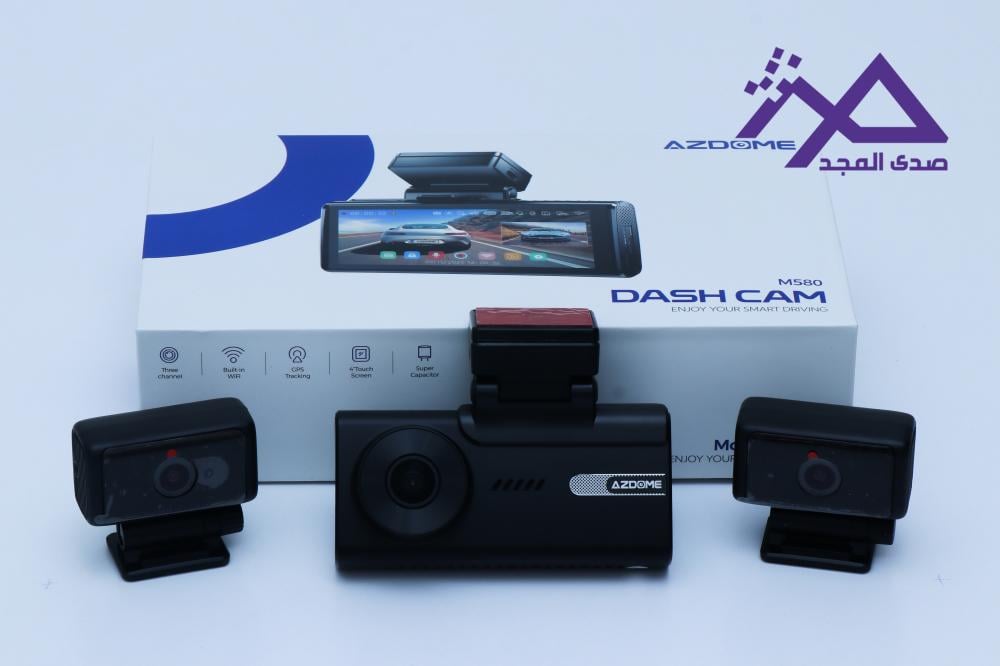 داش كام ازدوم ثلاث كاميرات ام 580 | AZDOME DASHCAM M580