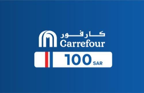 بطاقة كارفور 100 ريال سعودي