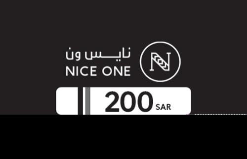 بطاقة هدايا نايس ون 200 ريال سعودي