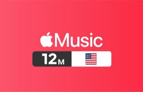 بطاقة هدايا 12 شهر - Apple Music