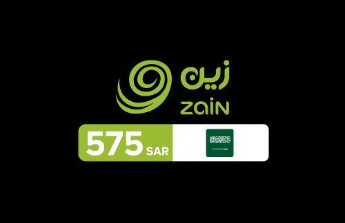 بطاقة زين فئة 575 ريال