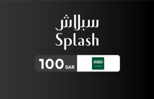 بطاقة سبلاش 100 ريال - المتجر السعودي